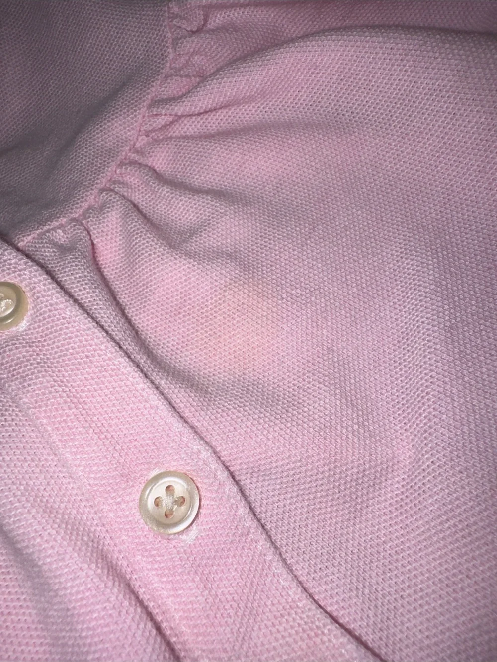 Ralph Lauren Pink Pique Polo Baby Dress
